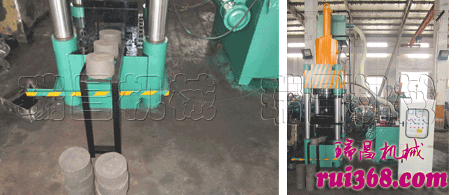 屑餅機(jī)采用先進(jìn)技術(shù)，對(duì)鋁屑、銅屑、生鐵屑?jí)簤K